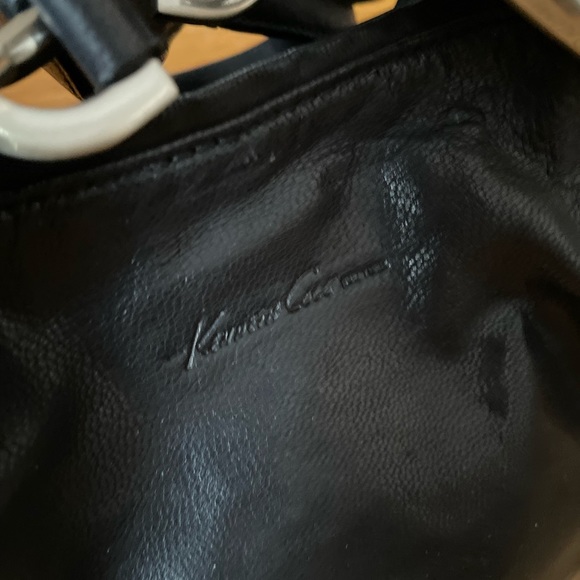 Kenneth Cole Black Leather Bag - Picture 7 of 8